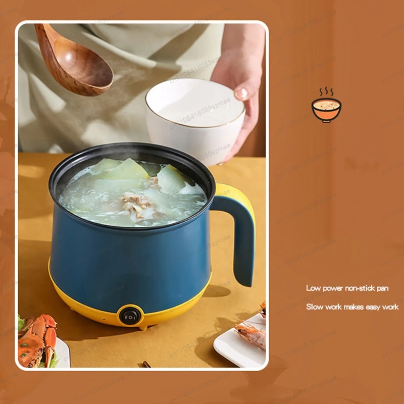 Hot Pot Electric - หม้อไฟฟ้าขนาดเล็ก 1.8 ลิตร， 600 วัตต์ ให้ความร้อนเร็ว