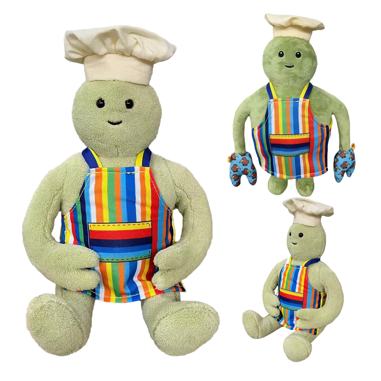 Kitchen Appliances Toys - ตุ๊กตาอนิเมะทินนี่เชฟโชว์ ตุ๊กตาการ์ตูนแอนิเมชั่น ตุ๊กตาผ้ากำมะหยี่สวมผ้ากันเปื้อน ของสะสม ตุ๊กตาของเล่นเด็ก ของขวัญวันเกิด