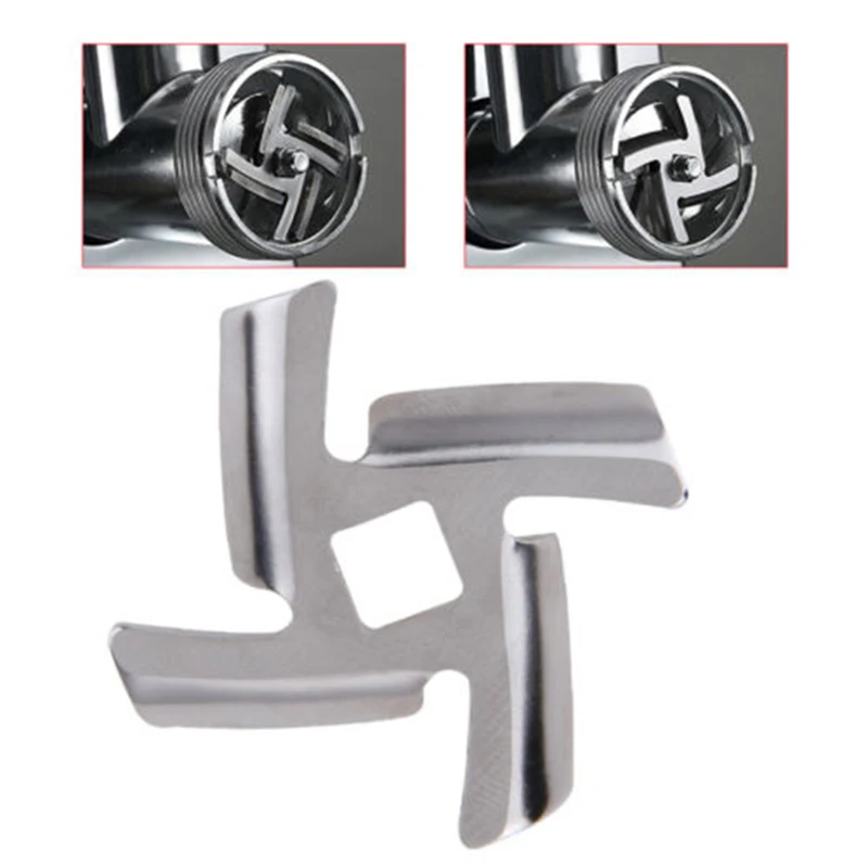 Meat Grinder Attachment - 1/3pcs เครื่องบดเนื้อ Mincer ใบมีดสแตนเลส Mincer อุปกรณ์ครัวอะไหล่