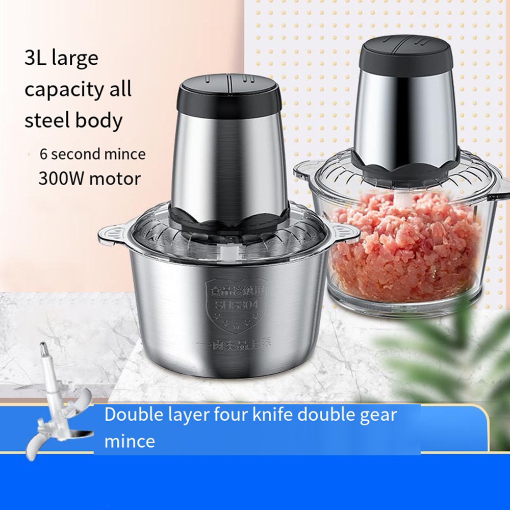 Meat Grinder Attachment - เครื่องบดเนื้อไฟฟ้า 3 ลิตร/2 ลิตร สแตนเลส เครื่องบดเนื้อ