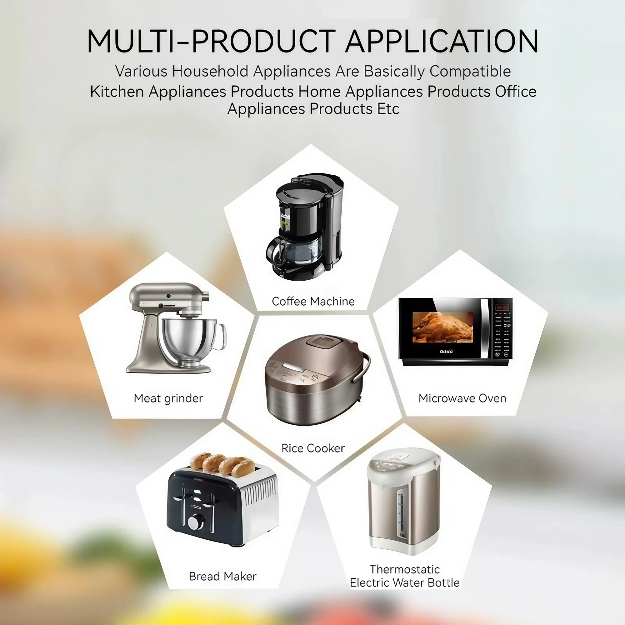 ที่จัดสายไฟในครัว ติดตั้งแบบไม - Kitchen Appliances Rental บทวิจารณ์และราคา