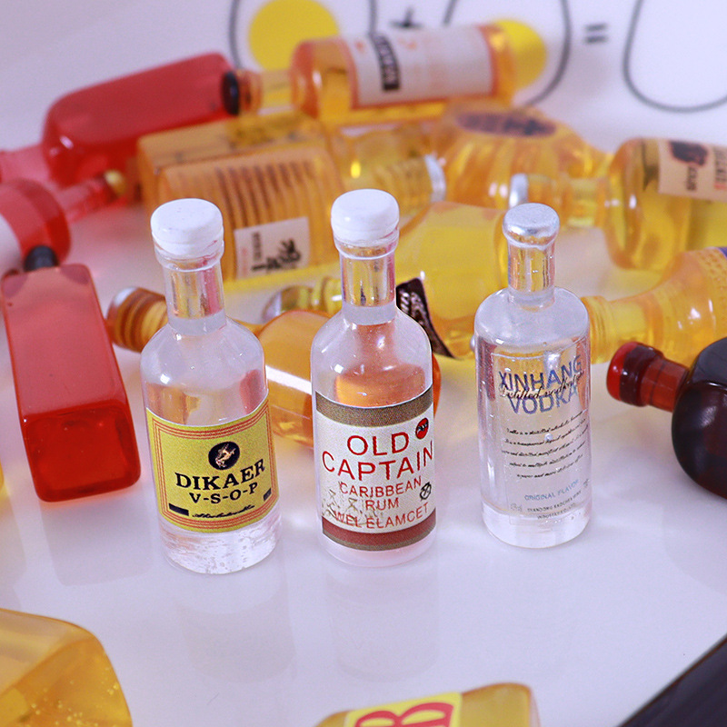 10ชิ้นบ้านตุ๊กตาจิ๋วขวดน้ำแบบต - Kitchen Appliances Toys บทวิจารณ์และราคา