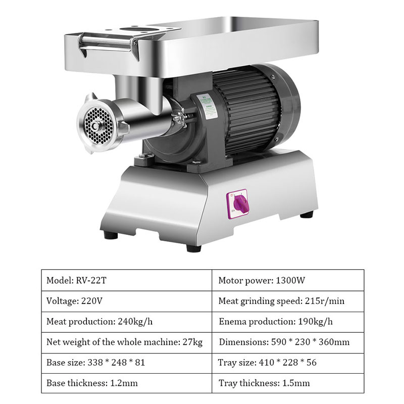 เครื่องบดเนื้อไฟฟ้า 340 กก./ชม - Meat Grinder Attachment บทวิจารณ์และราคา