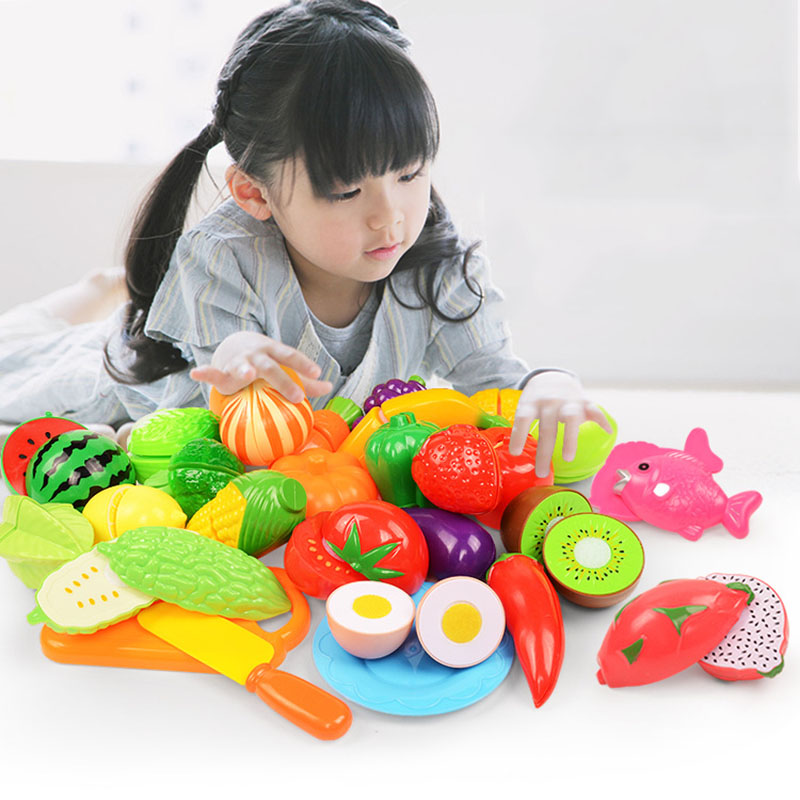 ของเล่นเด็กตัดผักและผลไม้ชุดสํ - Kitchen Appliances Toys บทวิจารณ์และราคา