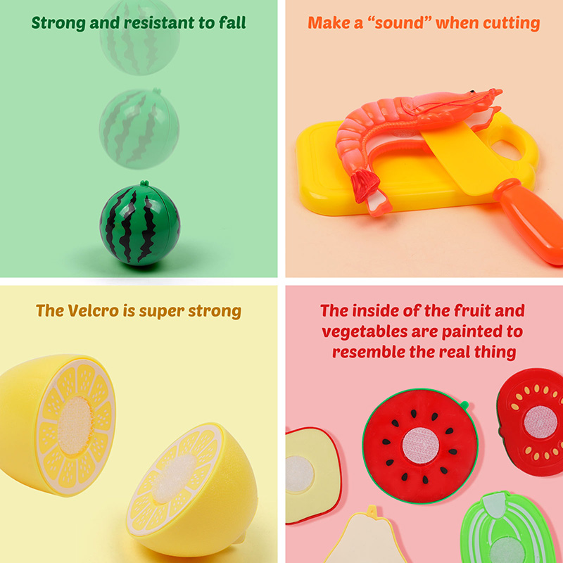 ของเล่นเด็กตัดผักและผลไม้ชุดสํ - Kitchen Appliances Toys บทวิจารณ์และราคา