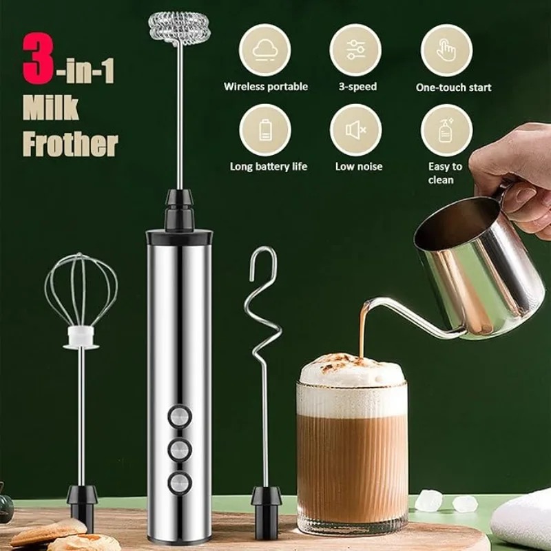 เครื่องตีฟองนมไฟฟ้าแบบมือถือ M - Kitchen Appliances Restaurant บทวิจารณ์และราคา