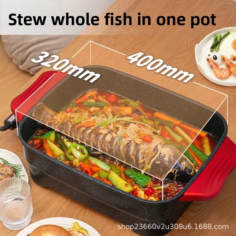 หม้อไฟฟ้าอเนกประสงค์สำหรับใช้ใ - Hot Pot Electric บทวิจารณ์และราคา
