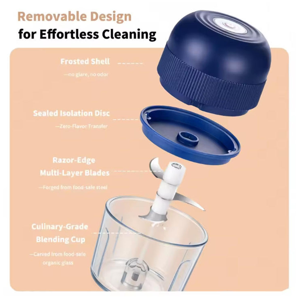เครื่องบดกระเทียมไฟฟ้า 1 ชิ้น  - Kitchen Appliances Restaurant บทวิจารณ์และราคา