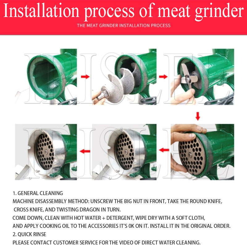 เครื่องบดเนื้อไฟฟ้าสำหรับไก่ ป - Meat Grinder Attachment บทวิจารณ์และราคา